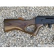 Beautifully finished original thumbhole wood stock on an Arsenal Bulgaria SA 93 rifle 