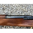 Close-up of receiver inscriptions reading Sportco Model 44 Made in Australia by Omark 7.62mm 