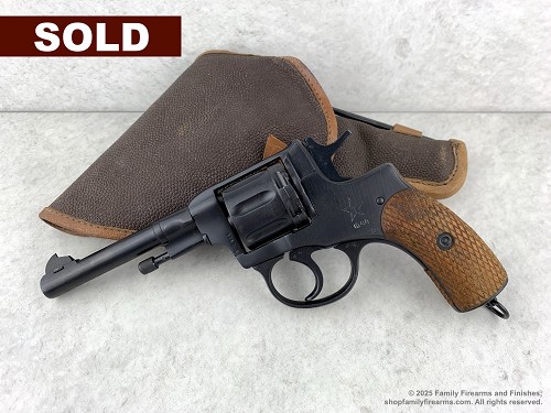 Russian 1944 Dated Tula Hammer 1895 Nagant Revolver 7.62x38r 