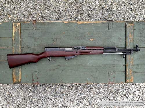 Chinese Type 56 SKS Factory 26 rifle with Phenolic Jungle Stock right profile 