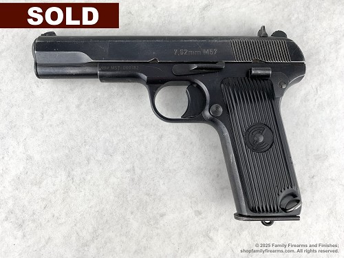 Yugoslavian Zastava M57 Tokarev Semi Auto Pistol 7.62x25 