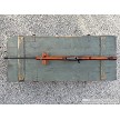 British Enfield No. 4 Mk I sporterized bolt action rifle chambered in .303 British, bottom profile. 