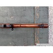 British Enfield No. 4 Mk I sporterized bolt action rifle chambered in .303 British, bottom buttstock. 