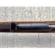 Close-up of the Soviet Tula arsenal star and arrow stamp with the production year on an M91/30 barrel shank 