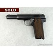 Astra 600/43 9mm Luger semi automatic pistol left side profile view 