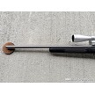 Savage 93R17 stainless bolt action rifle with black synthetic stock and Nikon Pro Staff 3-9x40 scope 