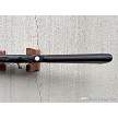 Savage 93R17 stainless bolt action rifle with black synthetic stock and Nikon Pro Staff 3-9x40 scope 