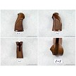 FIE Arminius HW-38 Revolver Wood Target Grips with Thumb Rest Number 1-1 