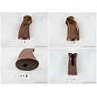 FIE Arminius HW-38 Revolver Wood Target Grips with Thumb Rest Number 1-3 
