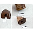 FIE Arminius HW-38 Revolver Wood Target Grips with Thumb Rest Number 1-4 