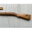 left profile of the unissued military surplus Finnish Mosin Nagant M39 wood stock and handguard 