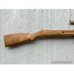Right profile of the unissued military surplus Finnish Mosin Nagant M39 wood stock and handguard 
