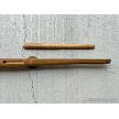 Right profile of the unissued military surplus Finnish Mosin Nagant M39 wood stock and handguard 