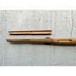 Left profile of the unissued military surplus Finnish Mosin Nagant M39 wood stock and handguard 