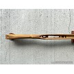 Top profile of the unissued military surplus Finnish Mosin Nagant M39 wood stock and handguard 