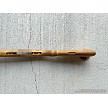 Bottom profile of the unissued military surplus Finnish Mosin Nagant M39 wood stock and handguard 
