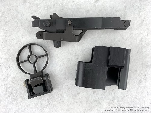 M60D Machine Gun Trigger Group, Rubber Dust Boot and Spider Sight Set 