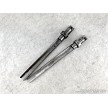 Full view of an original Hungarian military surplus Mosin-Nagant rifle bolt connector bar. 
