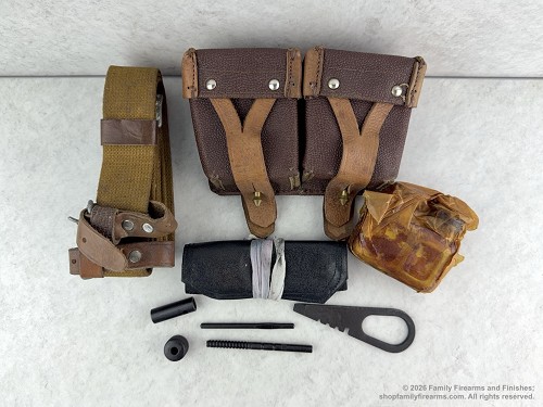 Mosin Nagant Rifle Accessory Kit with Sling, Ammo Pouch, Oil Bottle, Small Tools and Pouch 