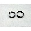Steel military surplus front and rear Tula marked rifle barrel bands for Mosin Nagant Rifles. 