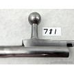 Original military surplus Mosin Nagant steel bolt body with straight handle #781 