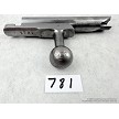 Original military surplus Tula Star Mosin Nagant steel bolt body with straight handle #781 