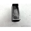 View of sight spring the Soviet Mosin Nagant M38 or M44 complete rear sight block and sight leaf. 