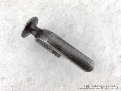 Early Mosin-Nagant bolt cocking piece showing the stamped Tula Star factory marking. #1-2 