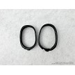 Steel surplus front and rear button barrel bands for Soviet Dragoon and early 91/30 rifles. 