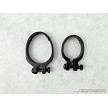 Early M91 Mosin Nagant front and rear barrel band set. 