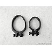 Early M91 Mosin Nagant front and rear barrel band set. 
