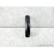 Side view of the military surplus Mosin Nagant Model 1891 rifle rear stock barrel band. 
