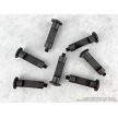 Original military surplus steel Mosin-Nagant rifle wooden stock crossbolt/recoil lug. 