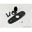 SKS Rifle Complete Buttplate Set with Trapdoor and Screws 
