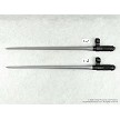 Complete SKS spike bayonet assembly with mounting screw and spring hardware 