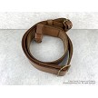 Vintage Cold War surplus leather Mosin-Nagant sling with original leather dog collars. 