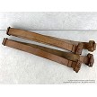 Russian Mosin-Nagant leather rifle sling showing one side. 